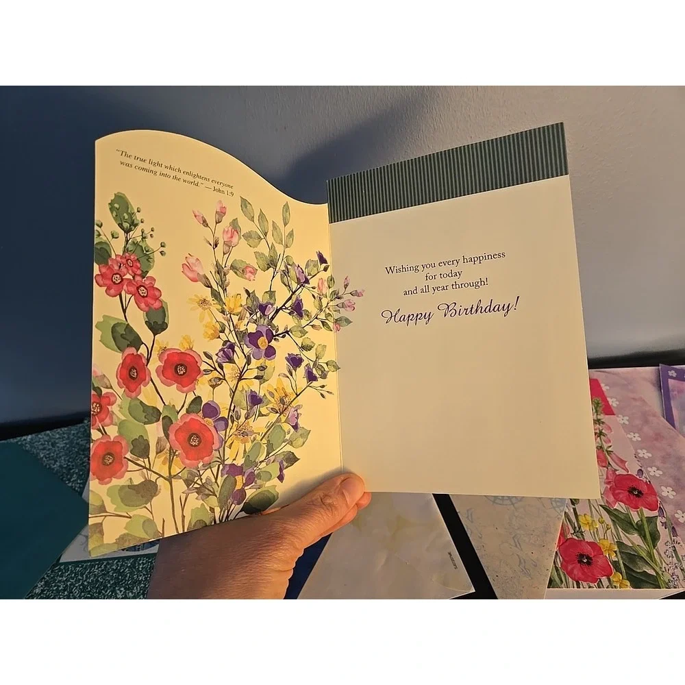 Birthday Cards & Envelopes Lot Of 17 Greeting Cards New St Joseph Indian School